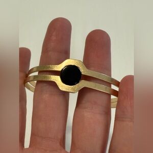 Elegant Gold and Black Women's Bracelet